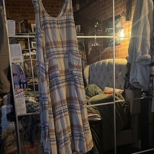 Free People Striped Sleeveless Dress